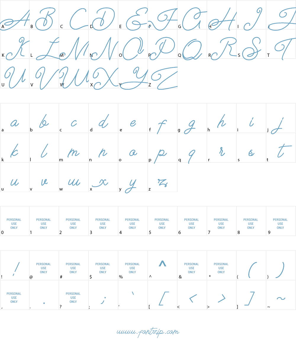 Airlangga Font Character